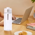 thumbnail image 3 of Botella de agua deportiva a prueba de fugas de 800 ml con asa, taza de espacio para gimnasio para fitness yoga ejercicio, blanco, 3 of 6