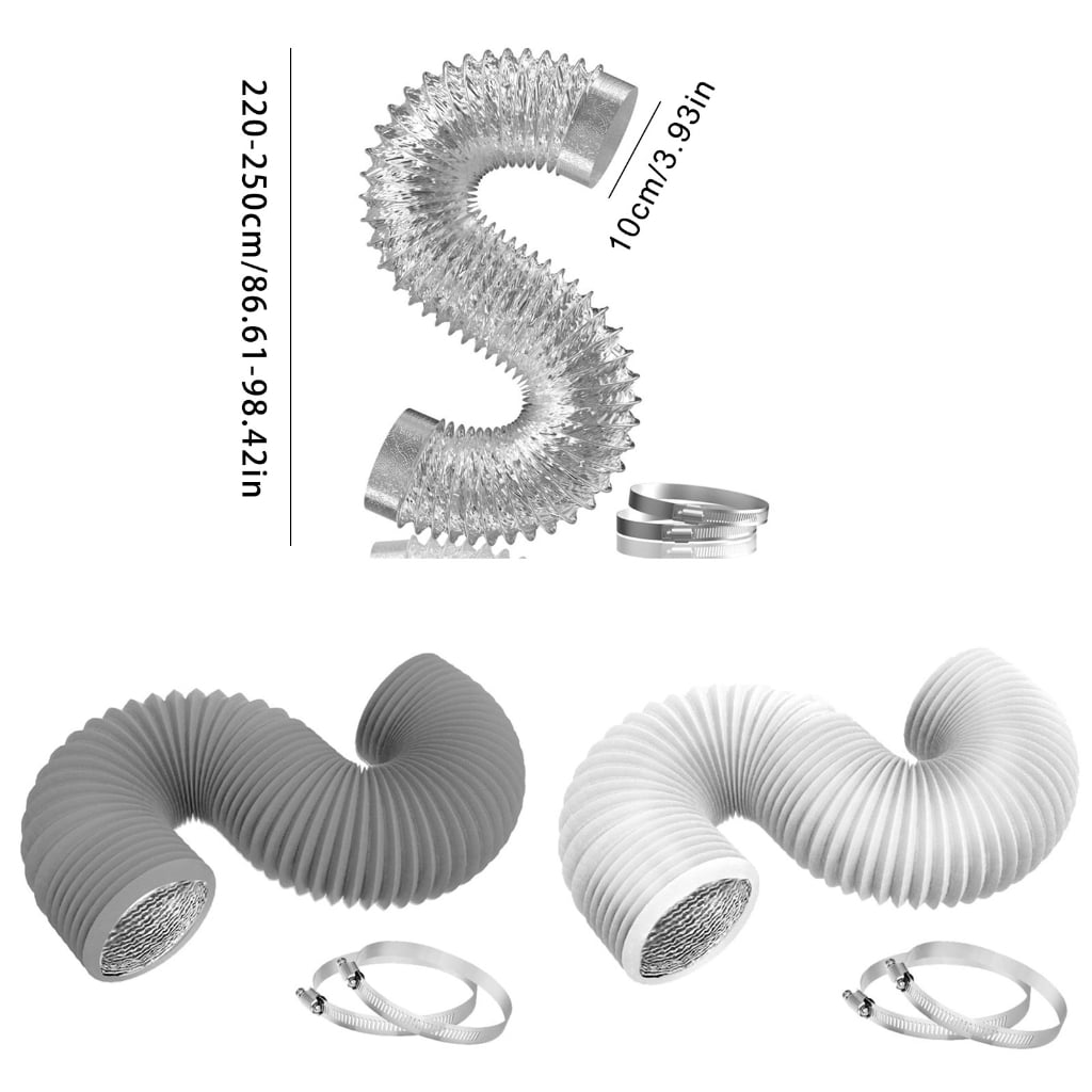 Dryer Vent Hose Air Duct Flexible Adjustable PVC Heavy Duty Air Duct Hose