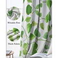 thumbnail image 3 of Summer Plants Blackout Curtains for Bedroom Living Room Darkening Curtains 96 Inches Long Botanical Watercolor Garden Plants Window Curtain 2 Panels Set Window Treatment Grommet Drapes 52"x96", 3 of 9