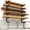 Black - 4 Pack, variant on Lumber Storage Rack Wall Mounted, 6-Level Holds Up 1200 Lbs Heavy Duty Wood Organizer, Metal Shelf for Shed, Workshop, Garage - 4pack, Orange