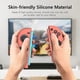 thumbnail image 2 of v9r For Nintendo Switch 2 Controller Case Ergonomic Soft Silicone F9z Protective Cover - Blue + Red, 2 of 5