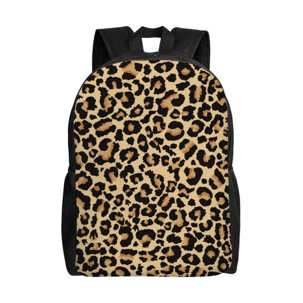Balery Leopard Print Mochila - Mochila Estilosa y Duradera para Laptop de 15 Pulgadas con Tela Oxford Impermeable