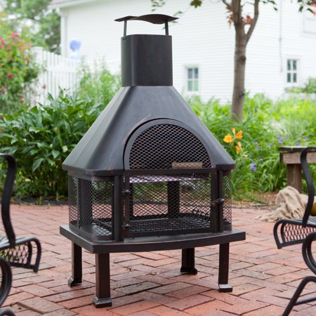 Coral Coast Wellington 4 Ft Fireplace With Free Cover Walmart Com