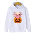 thumbnail image 2 of Axolotl-Sudadera con capucha de calabaza Kawaii para niños y niñas, ropa de calle de dibujos animados, Harajuku, Halloween, 2 of 3
