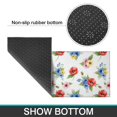 thumbnail image 6 of Pioneer Flower Floral Print Pattern Kitchen Rugs Sets Of 2, Anti Fatigue Non Slip Washable Floor Mats for Kitchen Sink Laundry, 17X30 Inch + 17X47 Inch, 6 of 6