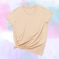 thumbnail image 6 of AXXD Womens Blouses Basic Summer 2024 Short Sleeves Comfortable Casual Tops Pullover Blouse T-shirt, 6 of 9