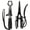 Black, variant on BYXAS Stainless Steel Fishing Tool Kit Muti-Function Fishing Pliers with Line Cutter Hook Remover Split Ring Fish Lip Gripper Fly Ice Fishing Gear with TPR Handle Lanyard Sheath Fishing Gifts(Gray)