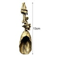 thumbnail image 5 of opvise Beautiful Lotus Shape Teaspoon Handmade Delicate Brass Coffee Spoon for Home Lotus, 5 of 8