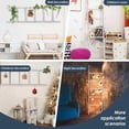 thumbnail image 5 of Blanket Ladder for The Living Room and Bedroom, 5-Tier Wall Leaning Rustic Decorative Farmhouse Blanket Rack, Quilt Rack, Ladder Shelf, Easy Assembly, White Wash, 5 of 8