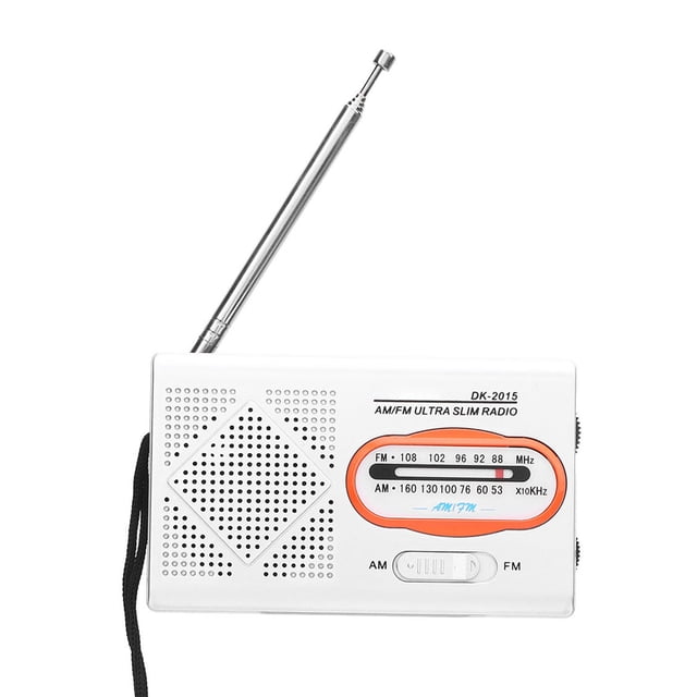 Radio de Poche Haut-Parleur de Réception Amélioré Longue Durée de Vie de la Batterie Radio Portable pour Randonnée Camping