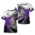 thumbnail image 6 of Personalized Dart 3D Shirts with Name, Custom Team Dartboard Shirt for Men Women, S-5XL Gifts shirt (Green, 5XL), 6 of 10