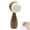 Grey, variant on Double Facial Brush - Manual Face Wash Brush for Gentle Cleansing 3D Stand Vertical Scrubber for Sensitive Skin