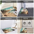 thumbnail image 5 of Disketp Coastal Palm Beach Mat for Front Door Outside - Doormat Outdoor Entrance - Welcome Mats Outdoor,Outside Entry and Outdoor Entrance 16''x24'', 5 of 7