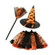 thumbnail image 5 of Disfraz de Halloween para niñas Yinane tutú de tul naranja, 5 of 8