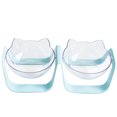 thumbnail image 3 of Bols pour Chat Doubles Réglables et Détachables, Bol d'Alimentation pour Chat, 3 of 5