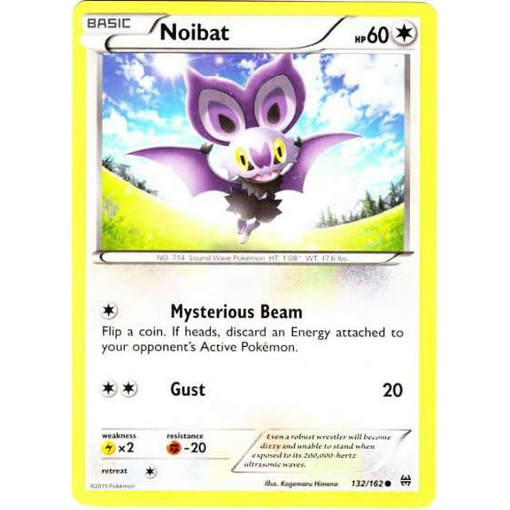 Pokemon BREAKthrough Noibat #132