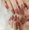 A18, variant on YTTAL Black Glitter Press On Nails - Buy 2 Get 1 Free, 24Pc Glossy Fake Nails with Jelly Glue & Tools