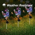 thumbnail image 6 of openpig Solar Garden Lights Outdoor Waterproof Decorative Solar Lights Outdoor, Solar Powered Garden Stake Lights for Yard Outside Garden Pathway Decor, 6 of 8