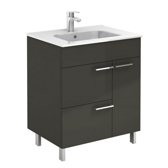 Ws Bath Collections Elegance 80 Set Elegance 31-1/2" Free Standing Single Basin Vanity Set