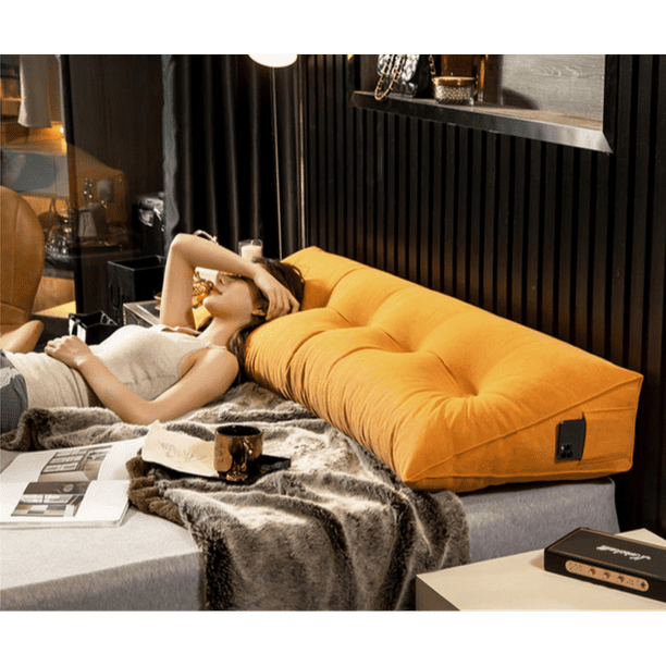 Cojin de respaldo cojin de respaldo para cama cojin de lectura para cama y sofa cojin de respaldo cojin de cuna cojin para sofa cama respaldo cojin de lectura funda extraible 60