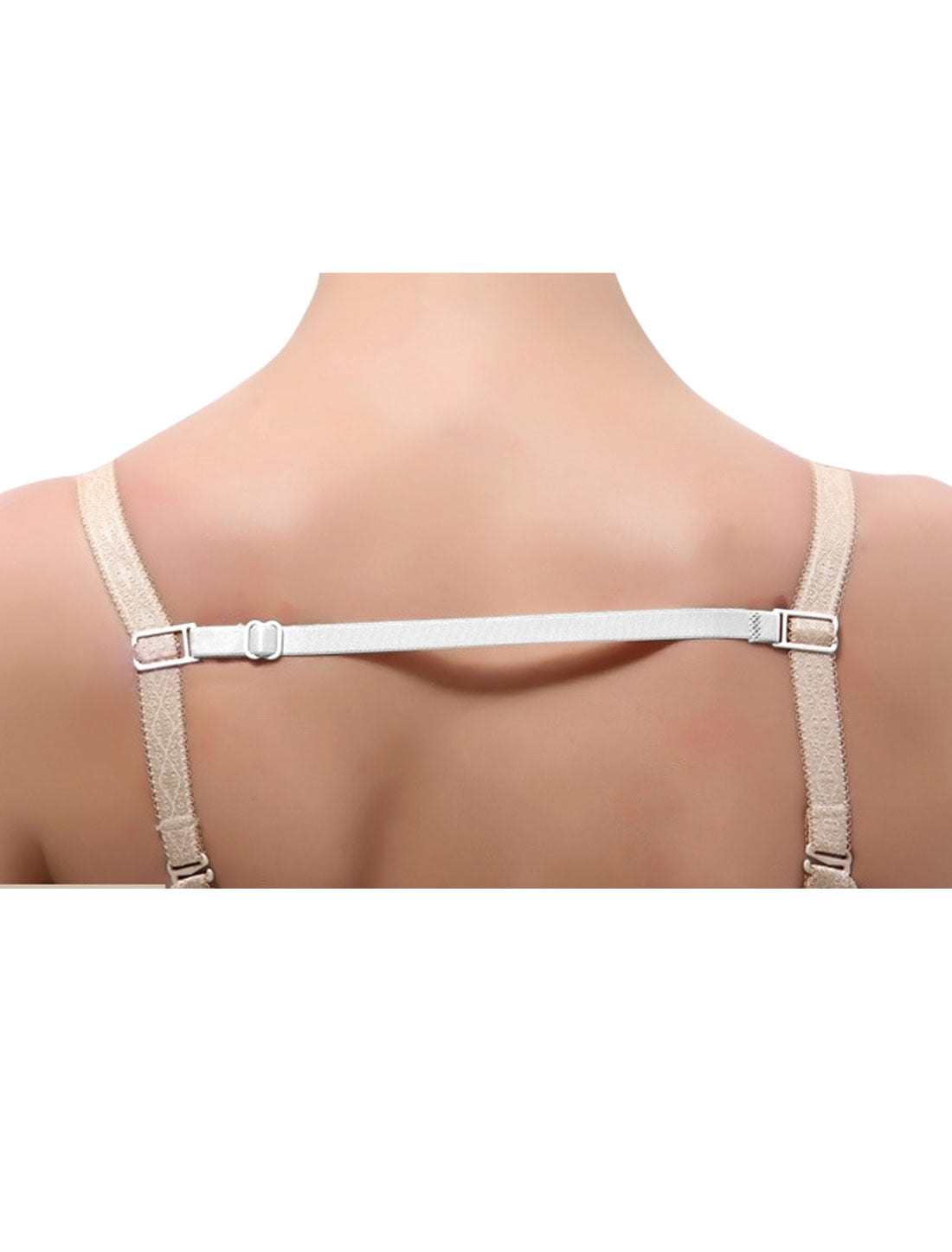 Unique Bargains Women Elastic Band NonSlip Adjustable Bra Straps