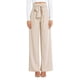 thumbnail image 1 of Pantalones Casual Cintura Suelta Color Puro Elegante Traje De Viaje Pantalones Para El Lugar De Trabajo Albaricoque XL, 1 of 8