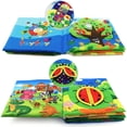thumbnail image 3 of QJUHUNG Interactive 3D Cloth Book - Safe  Washable  Tear-Resistant Fabric for Baby Cognitive Development  Early Learning  Sensory Stimulation  and Parental Bonding with Fun Interactive El, 3 of 7