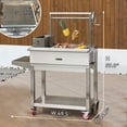thumbnail image 2 of 42" Infinity SS304 Argentine Charcoal and Wood BBQ Grill, 2 of 14