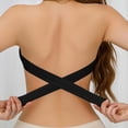thumbnail image 4 of Ahabrexf Womens Bras Comfortable, Solid Color Strapless Bra Side Buckle Tube Top Underwear, 4 of 9