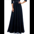 thumbnail image 2 of Vestido Formal para Mujer, Vestido de Madre de la Novia, 3/4, Vestido de Invitada de Boda, Vestido de Noche . Azul Profundo M, 2 of 6