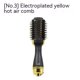 thumbnail image 1 of Peinado de aire caliente sin lesiones peinado peinado recto multifuncional peinado recto secador de pelo automático de tres en uno peinado de iones negativosNegro y dorado, 1 of 5