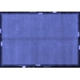 thumbnail image 1 of Ahgly Company Machine Washable Indoor Rectangle Abstract Blue Modern Area Rugs, 2' x 5', 1 of 4