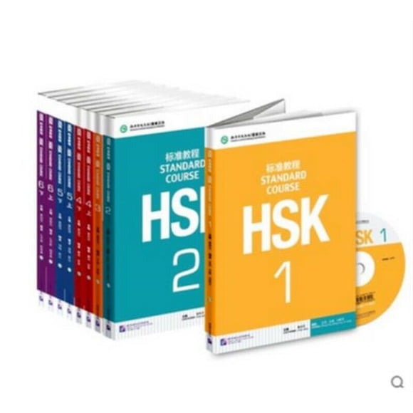 Level 1-6 Set Bilingual HSK Standard Course Workbook Learn Chinese Textbook Book