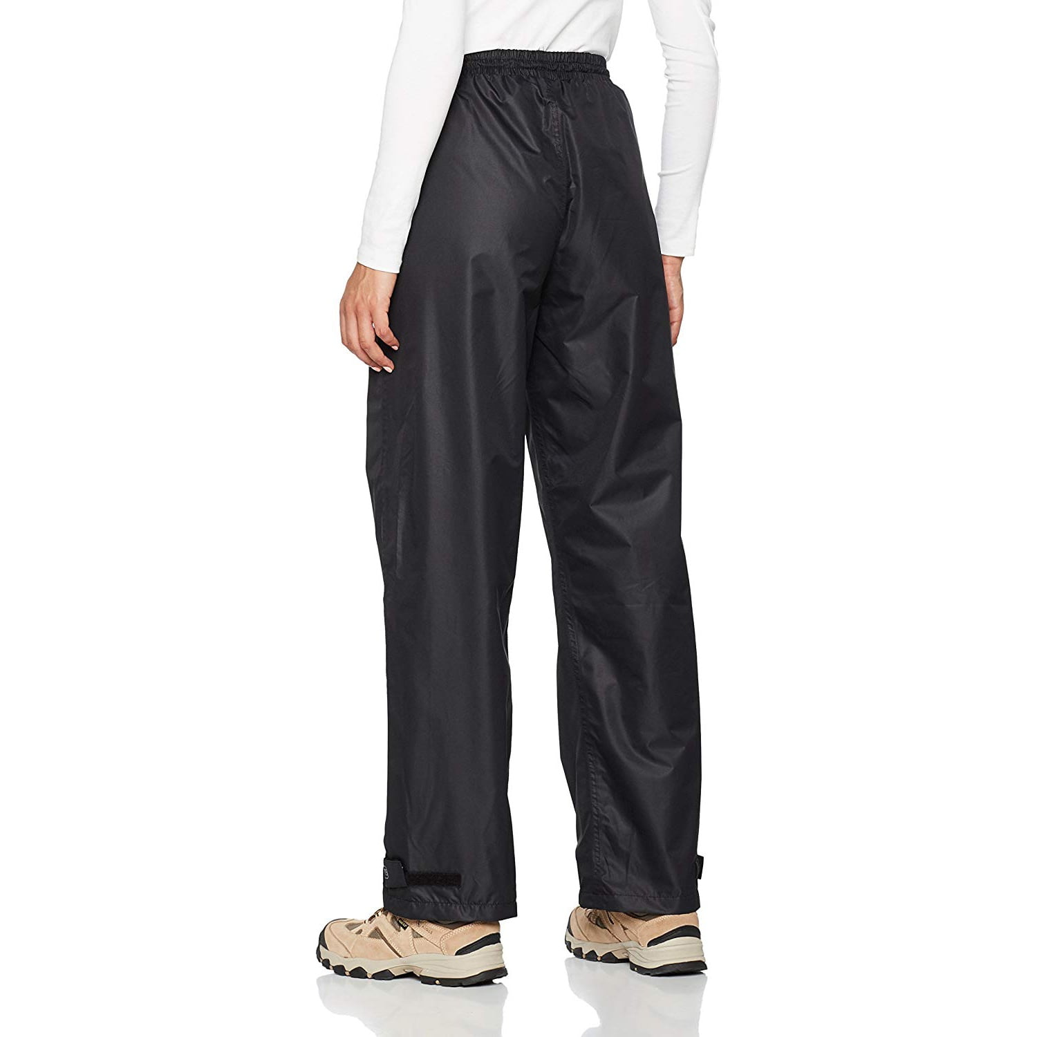 Trespass Womens/Ladies Tutula Waterproof Pants/Trousers (L) (Black) at   Women's Clothing store