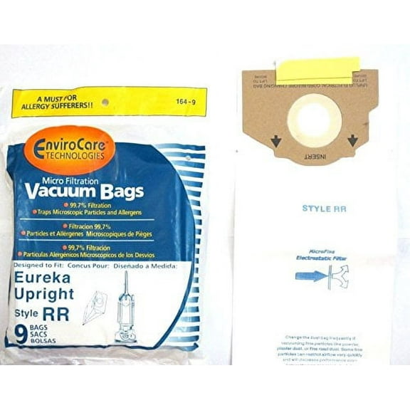 Compatible with Eureka RR Style Micro Filtered Vacuum Bags 9 Pk #61115 boss smart vac 4800 by G-