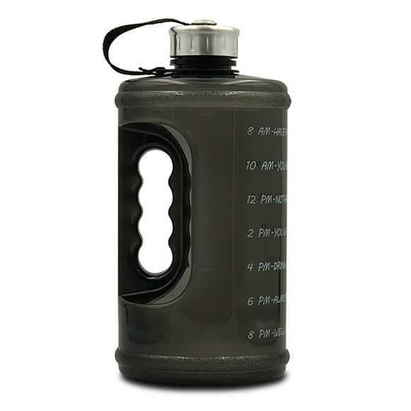 Yeacher 2.2L Motivation Water Bottle with Time Marker Outdoor Camping Hiking Backpacking Fitness Workout Sports Bottle