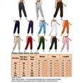 thumbnail image 2 of Fangasis Women Sweatpants With Pockets Trousers Solid Color Jogger Pants Ladies Lounge Bottoms Comfy Running Purple S, 2 of 2