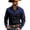 Blue, variant on Western Shirts For Mens Cowboy Embroidered Long Sleeve Button Collar Shirt Retro Business Work Office Tee With Floral Design Brick Red L