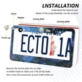 thumbnail image 3 of Aluminum License Plate Frame 2 Pack Car Exterior Accessory Car Tag Holder for Front Rear Plates Cars Decor Fantasy Luminous Flowers, 3 of 7