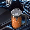 thumbnail image 7 of 40oz Stainless Steel Halloween Travel Mug with Handle and Straw, Insulated Tumbler for Fall, Perfect for Hot or Cold Drinks, Ideal for Women and Girls Enjoying Spooky Season Beverages., 7 of 7