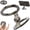 Sliver, variant on Magnetic Phone Stand Fidget Spinner, 2-in-1 Foldable Holder with Dual Rings, 360° Rotation 270° Flip, Strong Compatible for Desk Car Gym All Phones