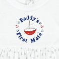 thumbnail image 4 of Inktastic Daddy's First Mate Girls Baby Dress, 4 of 5