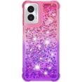 thumbnail image 2 of Compatible with Motorola Moto G Play 2024 Case Girls Women Liquid Glitter Heavy Duty Shockproof Back Cover Soft TPU Bumper Silicone Slim Protective Cover for Moto G Play 4G 2024 Gradient Pink, 2 of 7