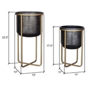 Aspire Home Accents Rizzy Mid Century Planters - Set of 2
