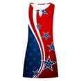 thumbnail image 3 of Patlollav Womens Summer Casual Tank Top Dress Independence Day Print Dresses, 3 of 6