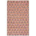 thumbnail image 4 of SAFAVIEH Trace Salazar Geometric Triangles Wool Area Rug, Red/Navy, 3' x 5', 4 of 10