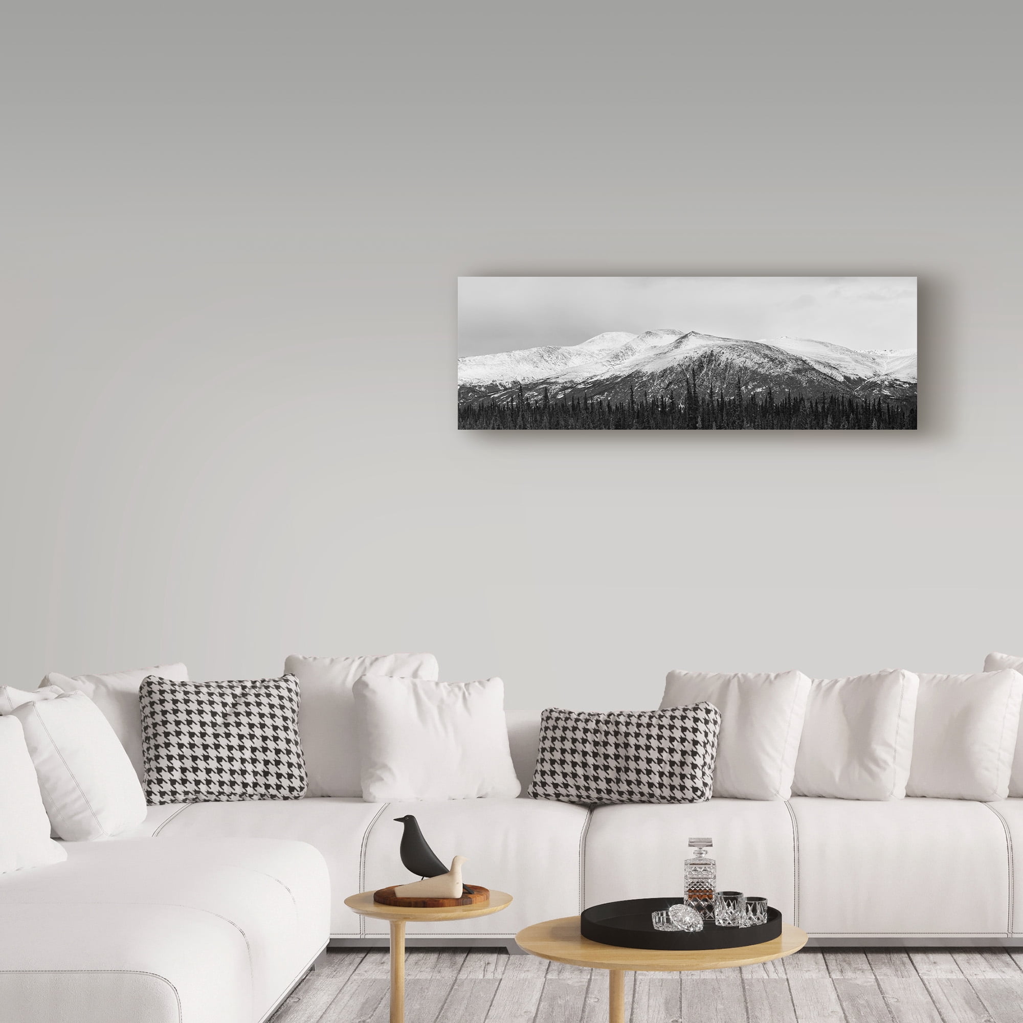 Trademark Fine Art 'Cloudy Snowscape' Canvas Art by Brenda Petrella Photography Llc