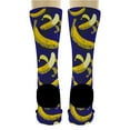 thumbnail image 5 of ThisWear Food Gifts Banana Print Socks Foodie Socks Banana Novelty Gifts for Men 1-Pair Novelty Crew Socks, 5 of 5