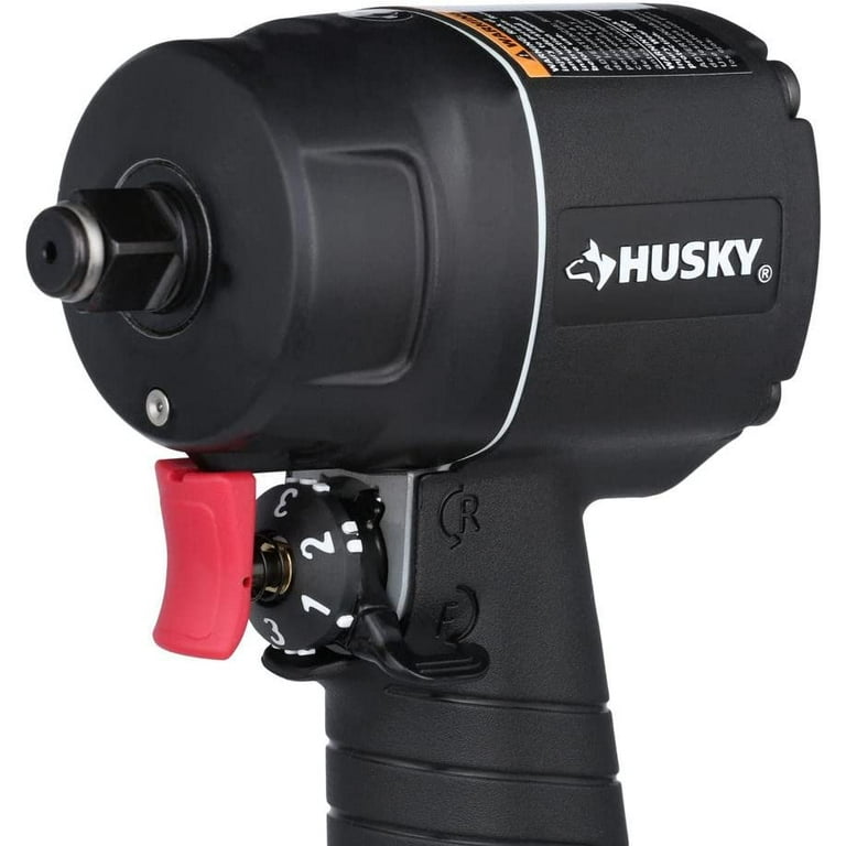 HUSKY H4435 1 2 Compact Impact Wrench Air Tool Black Walmart