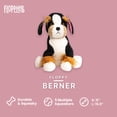 thumbnail image 2 of Fabdog Berner Peluche Marron, Blanc, Noir, Petit, 2 of 5